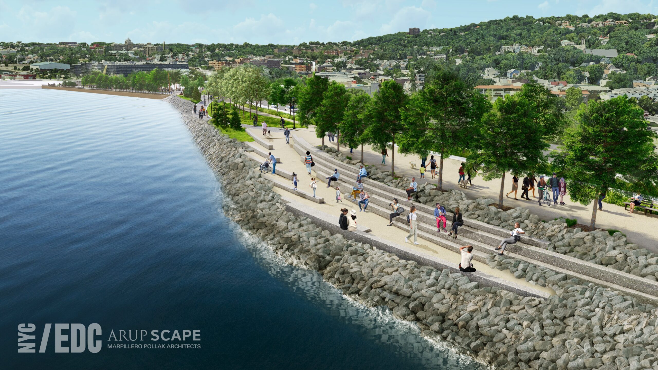 Adams Administration Breaks Ground on New Stapleton Waterfront Development