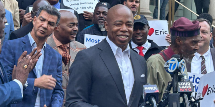 NYC Clergy and Community Leaders Rally in Support of Mayor Eric Adams Amid Legal Battle